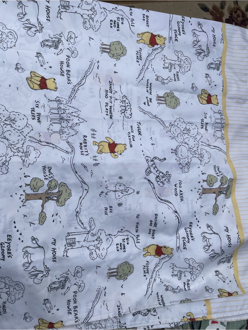 Winnie the Pooh Bathroom Curtain